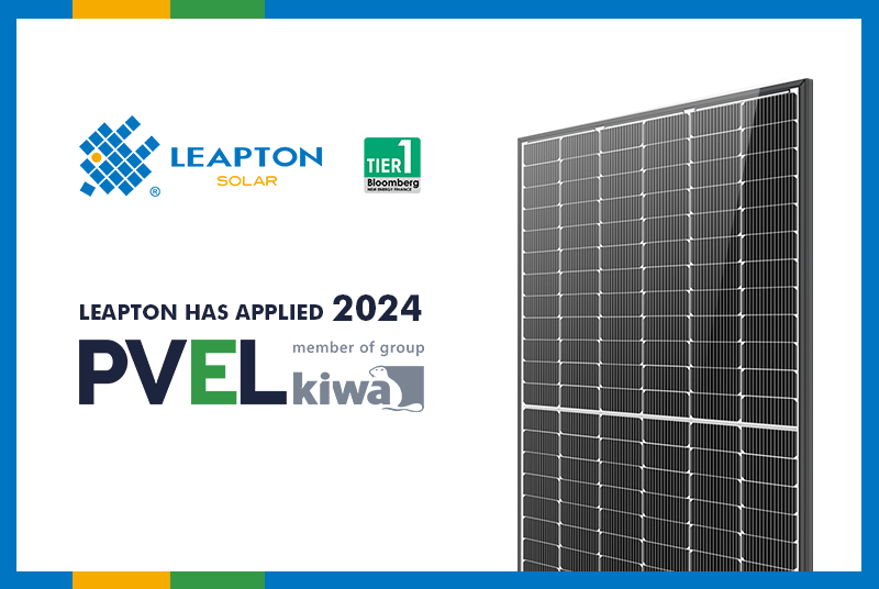 A Leapton Energy solicitou o relatório de teste de PVEL.